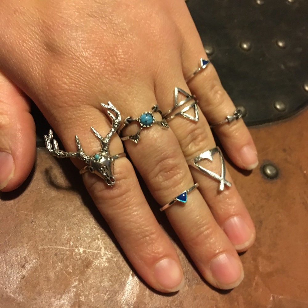 ❤️❤️❤️❤️❤️BOHO RING SET - Picture 3 of 3